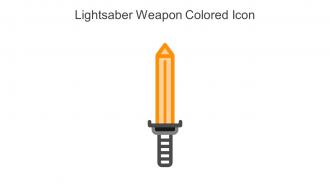 Lightsaber Weapon Colored Icon In Powerpoint Pptx Png And Editable Eps Format