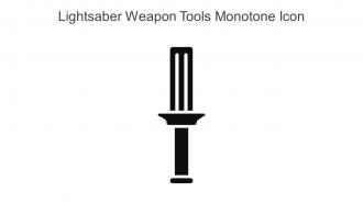 Lightsaber Weapon Tools Monotone Icon In Powerpoint Pptx Png And Editable Eps Format
