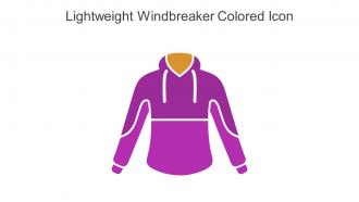 Lightweight Windbreaker Colored Icons In Powerpoint Pptx Png And Editable Eps Format