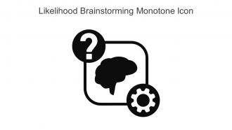 Likelihood Brainstorming Monotone Icon In Powerpoint Pptx Png And Editable Eps Format