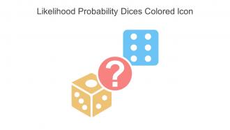 Likelihood Probability Dices Colored Icon In Powerpoint Pptx Png And Editable Eps Format