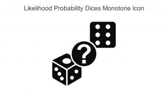 Likelihood Probability Dices Monotone Icon In Powerpoint Pptx Png And Editable Eps Format