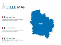 Lille map powerpoint presentation ppt template