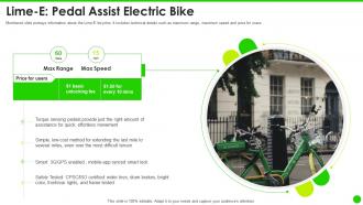 Lime e pedal assist electric bike lime investor funding elevator