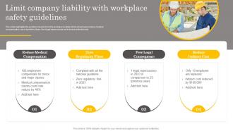 Limit Company Liability With Workplace Safety Guidelines Manual For Occupational Health And Safety