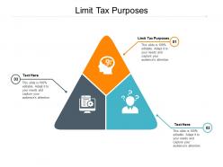 Limit tax purposes ppt powerpoint presentation infographic template design ideas cpb