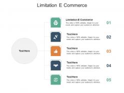 Limitation e commerce ppt powerpoint presentation infographic template grid cpb