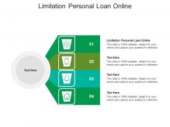 Limitation personal loan online ppt powerpoint presentation layouts layouts cpb