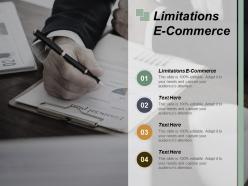 Limitations e commerce ppt powerpoint presentation file slides cpb
