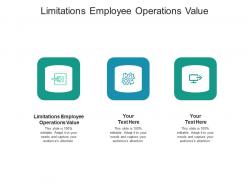 Limitations employee operations value ppt powerpoint presentation professional layouts cpb