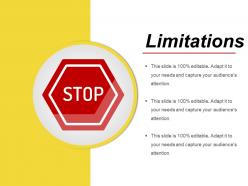 Limitations example of ppt