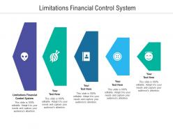 Limitations financial control system ppt powerpoint presentation file information cpb