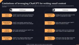 Limitations For Writing Email Content Chatgpt Transforming Content Creation With Ai Chatgpt SS