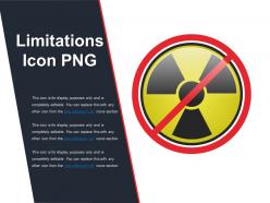 Limitations icon png powerpoint show