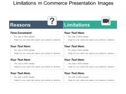 Limitations m commerce presentation images