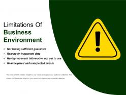 Limitations of business environment ppt slide styles
