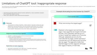Limitations Of Chatgpt Tool Inappropriate Response Chatgpt Impact How ChatGPT SS V