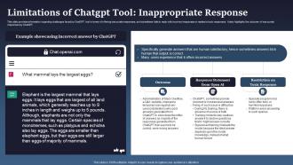 Limitations Of Chatgpt Tool Inappropriate Response Introduction To Chatgpt Chatgpt SS