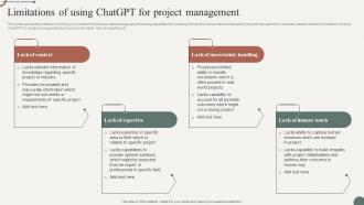 Limitations Of Using Chatgpt Unleash Power Of Chatgpt Game Changer Management ChatGPT SS