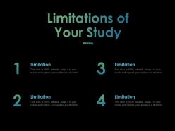 Limitations of your study ppt powerpoint presentation file example file