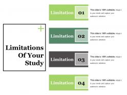 Limitations of your study ppt summary skills