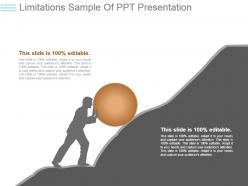 Limitations sample of ppt presentation