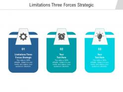 Limitations three forces strategic ppt powerpoint presentation infographic template mockup cpb
