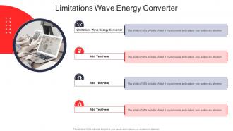 Limitations Wave Energy Converter In Powerpoint And Google Slides Cpb