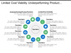 Limited cost visibility underperforming product portfolio expected service