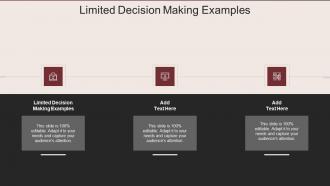 Limited Decision Making Examples In Powerpoint And Google Slides Cpb