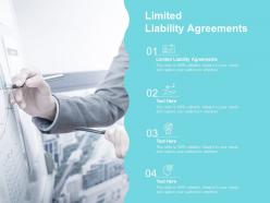 Limited liability agreements ppt powerpoint presentation styles layout cpb