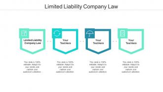 Limited liability company law ppt powerpoint presentation layouts example introduction cpb