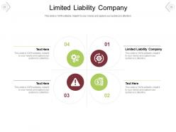 Limited liability company ppt powerpoint presentation infographic template vector cpb