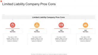 Limited Liability Company Pros Cons In Powerpoint And Google Slides Cpb