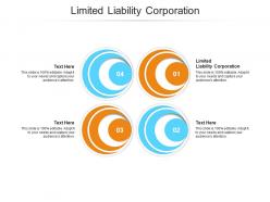 Limited liability corporation ppt powerpoint presentation gallery cpb