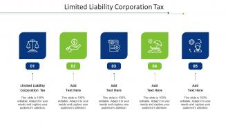 Limited Liability Corporation Tax Ppt Powerpoint Presentation Summary Cpb