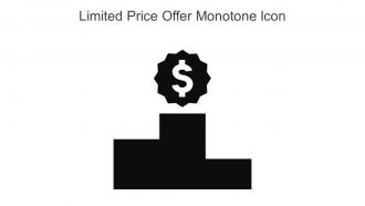 Limited Price Offer Monotone Icon In Powerpoint Pptx Png And Editable Eps Format