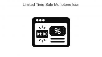 Limited Time Sale Monotone Icon In Powerpoint Pptx Png And Editable Eps Format