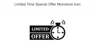 Limited Time Special Offer Monotone Icon In Powerpoint Pptx Png And Editable Eps Format