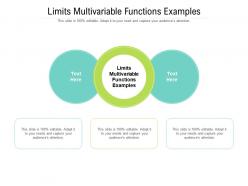 Limits multivariable functions examples ppt powerpoint presentation gallery structure cpb