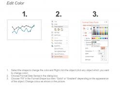 Line chart powerpoint slide deck template