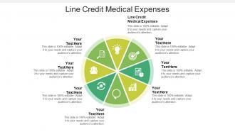 Line credit medical expenses ppt powerpoint presentation layouts picture cpb