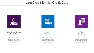 Line Credit Similar Credit Card Ppt Powerpoint Presentation Inspiration Cpb