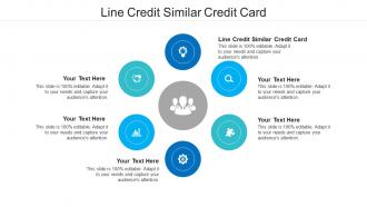 Line credit similar credit card ppt powerpoint presentation slides ideas cpb