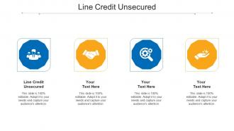 Line Credit Unsecured Ppt Powerpoint Presentation Visual Aids Infographics Cpb