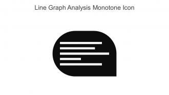 Line Graph Analysis Monotone Icon In Powerpoint Pptx Png And Editable Eps Format