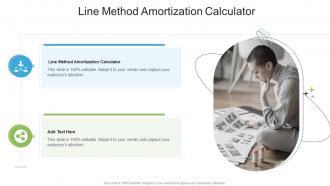 Line Method Amortization Calculator In Powerpoint And Google Slides Cpb