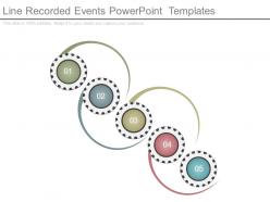 Line recorded events powerpoint templates