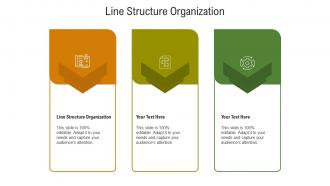 Line structure organization ppt powerpoint presentation model slides cpb