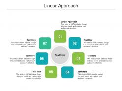 Linear approach ppt powerpoint presentation file ideas cpb